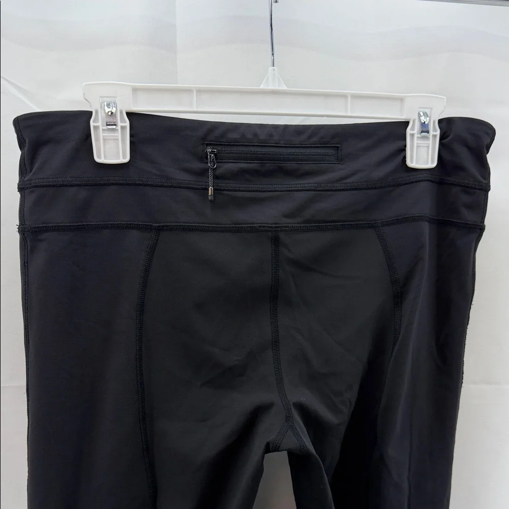 Lululemon Black Run: Inspire Crop II *Reflective Size 10
